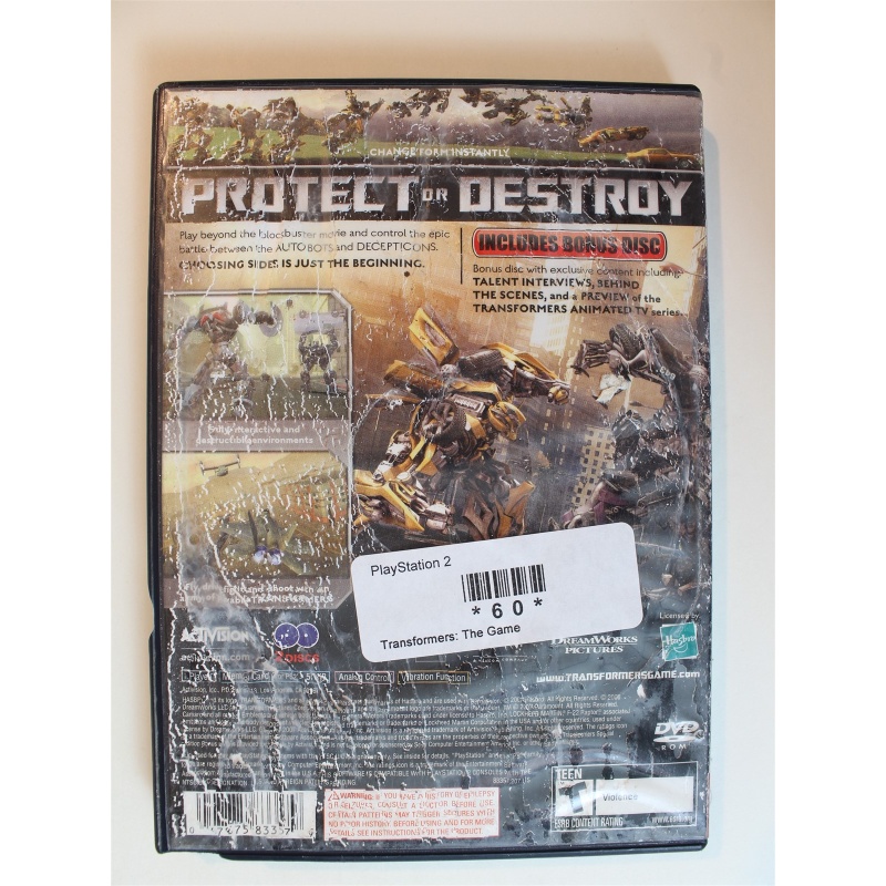Transformers: The Game #60 (PlayStation 2, 2007)