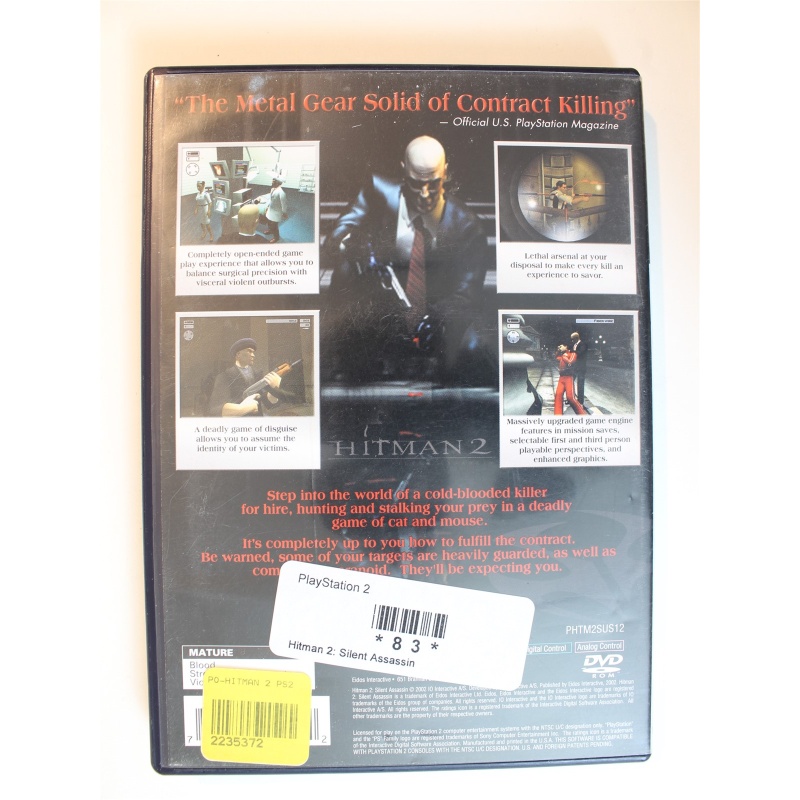 Hitman 2: Silent Assassin #83 (PlayStation 2, 2002)