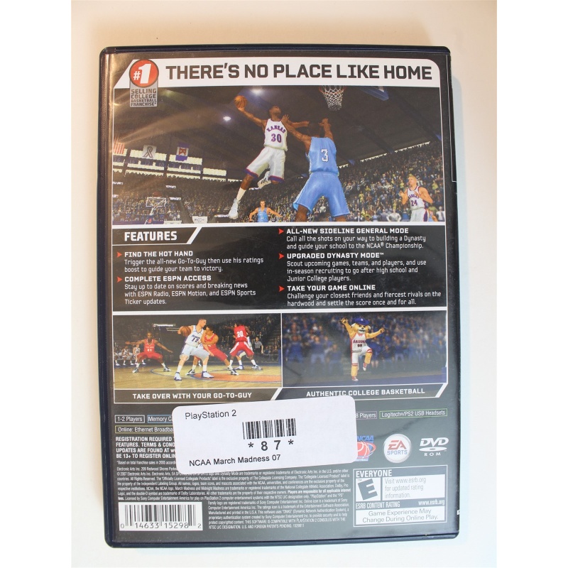 NCAA March Madness 07 #87 (PlayStation 2, 2007)