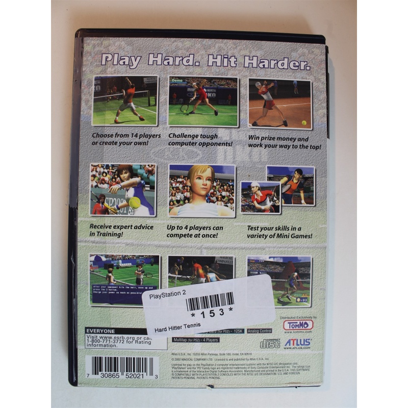 Hard Hitter Tennis #153 (PlayStation 2, 2002)