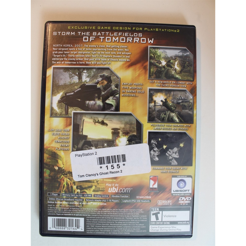 Tom Clancys Ghost Recon 2 #155 (PlayStation 2, 2004)