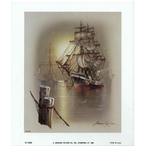 (5 x 6) Art Print SC2068 Andres Orpinas Ships