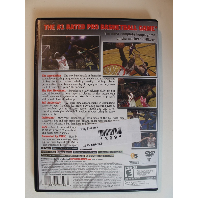 ESPN NBA 2K5 #209 (PlayStation 2, 2004)