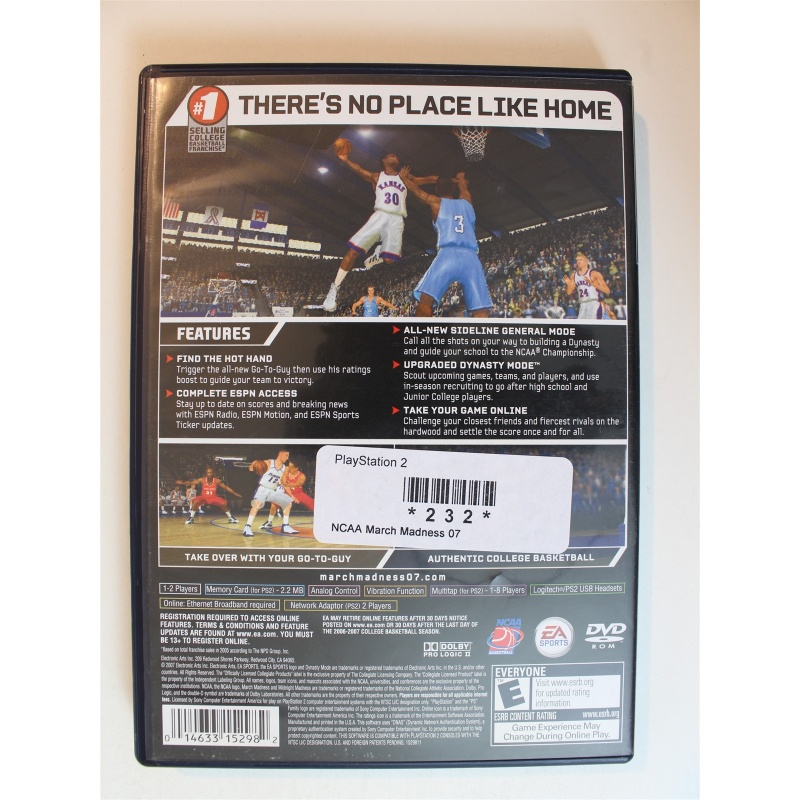 NCAA March Madness 07 #232 (PlayStation 2, 2007)