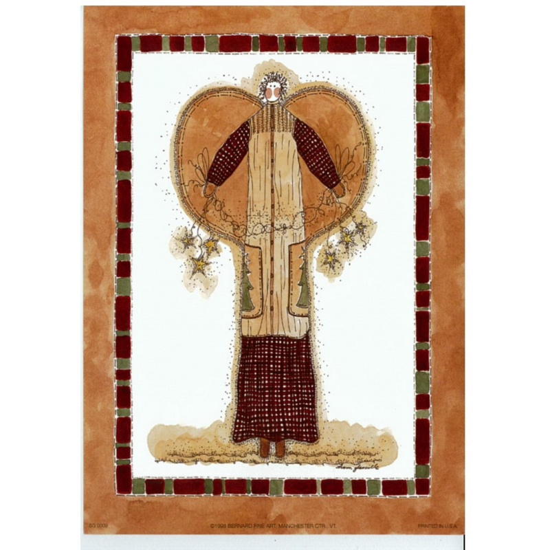 (5 x 7) Art Print SG0009 Sharon Glanville Country Angels