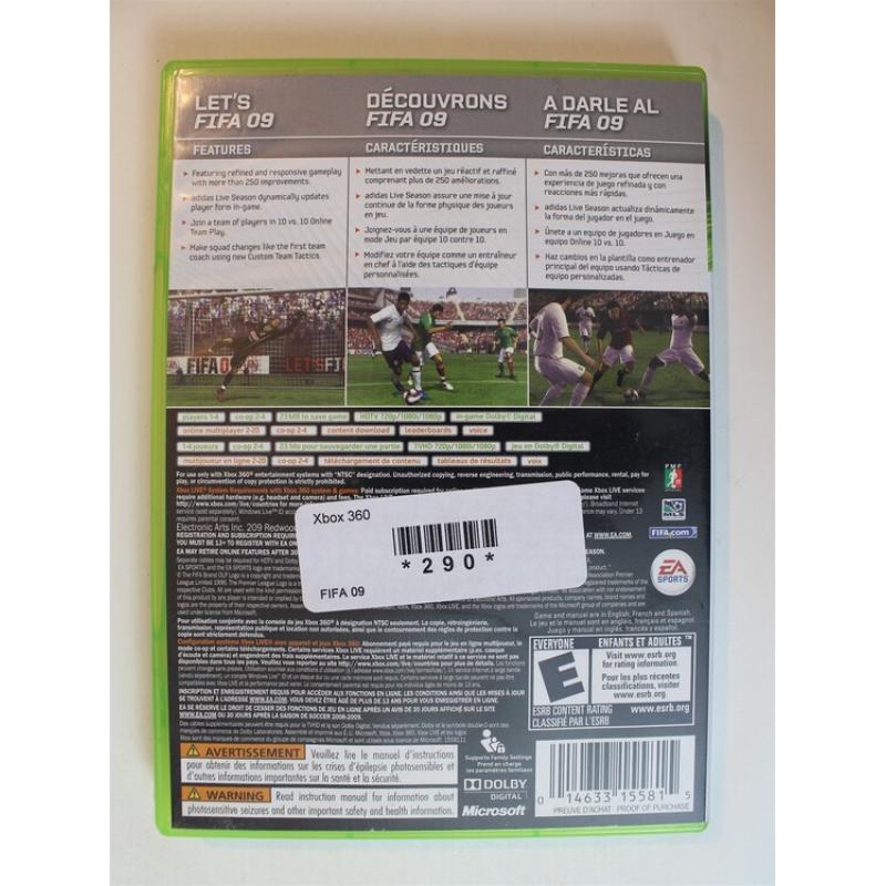FIFA 09 #290 (Xbox 360, 2008)