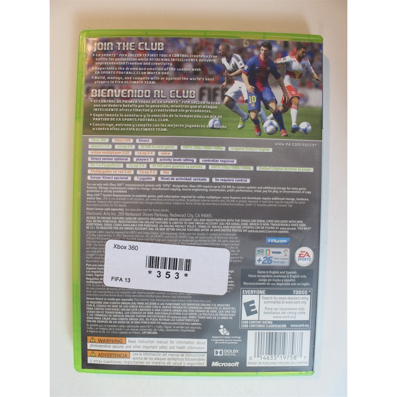 FIFA 13 #353 (Xbox 360, 2012)