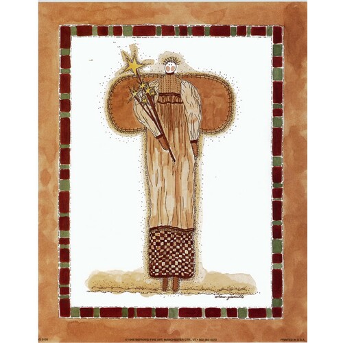 (8 x 10) Art Print SG0108 Sharon Glanville Country Angels