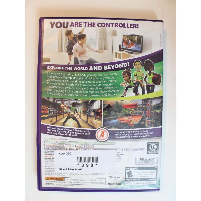 Kinect Adventures! #398 (Xbox 360, 2010)