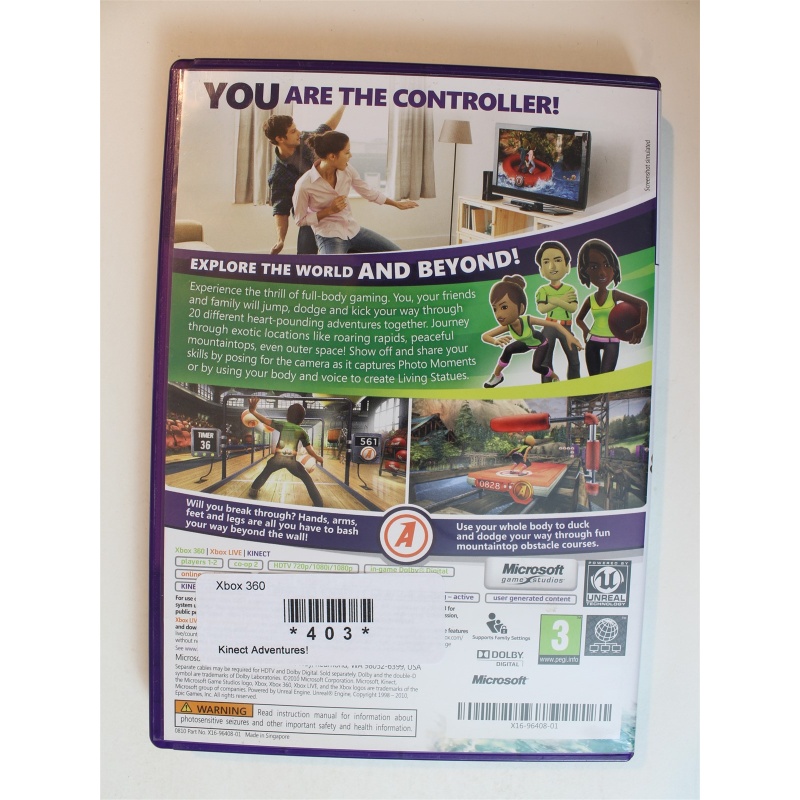 Kinect Adventures! #403 (Xbox 360, 2010)