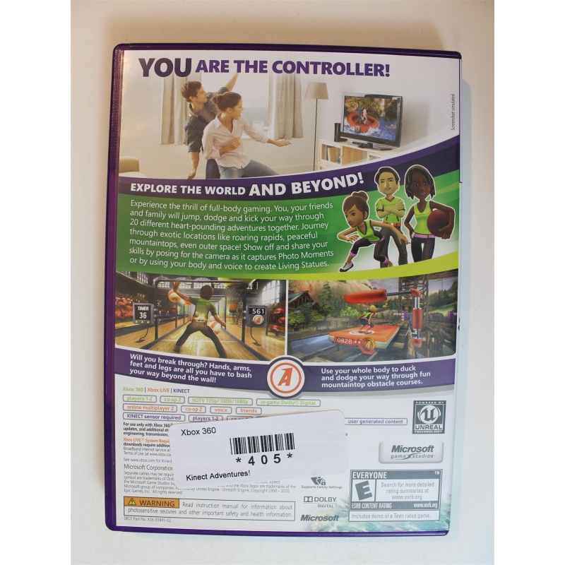 Kinect Adventures! #405 (Xbox 360, 2010)