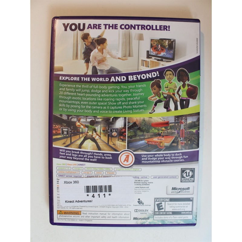 Kinect Adventures! #411 (Xbox 360, 2010)