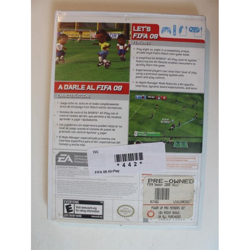 FIFA 09 All-Play #442 (Wii, 2008)