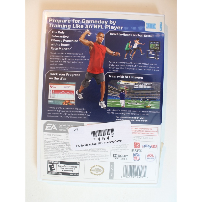 EA Sports Active: NFL Training Camp #454 (Wii, 2010)