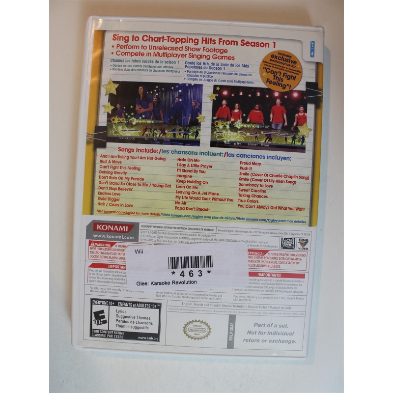Glee: Karaoke Revolution #463 (Wii, 2010)