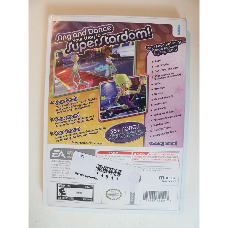 Boogie SuperStar #481 (Wii, 2008)