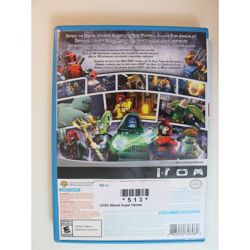 LEGO Marvel Super Heroes #513 (Wii U, 2013)