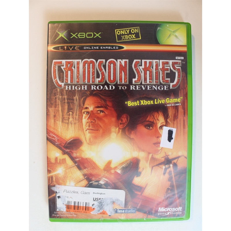 Crimson Skies: High Road to Revenge #581 (Xbox, 2003)