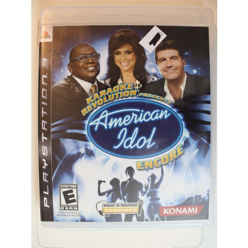 Karaoke Revolution Presents: American Idol Encore #621 (PlayStation 3, 2008)