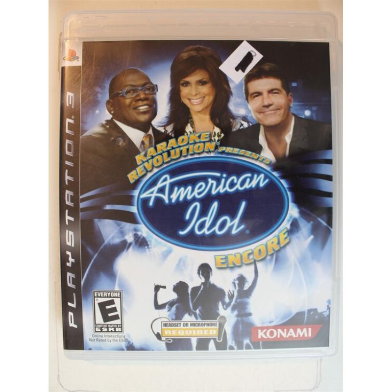 Karaoke Revolution Presents: American Idol Encore #621 (PlayStation 3, 2008)
