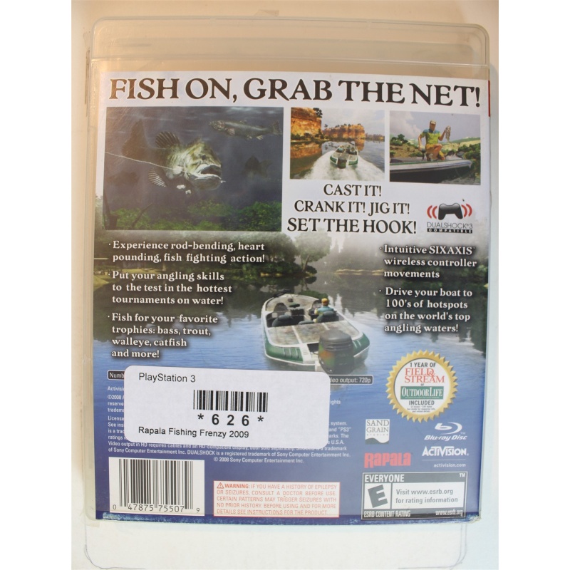 Rapala Fishing Frenzy 2009 #626 (PlayStation 3, 2008)