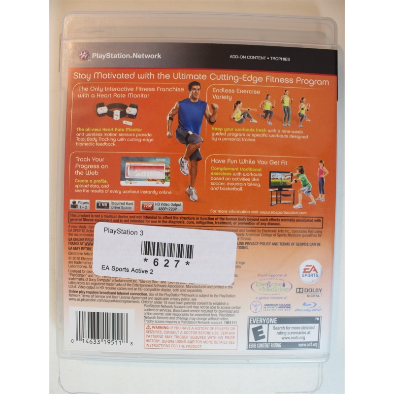 EA Sports Active 2 #627 (PlayStation 3, 2010)