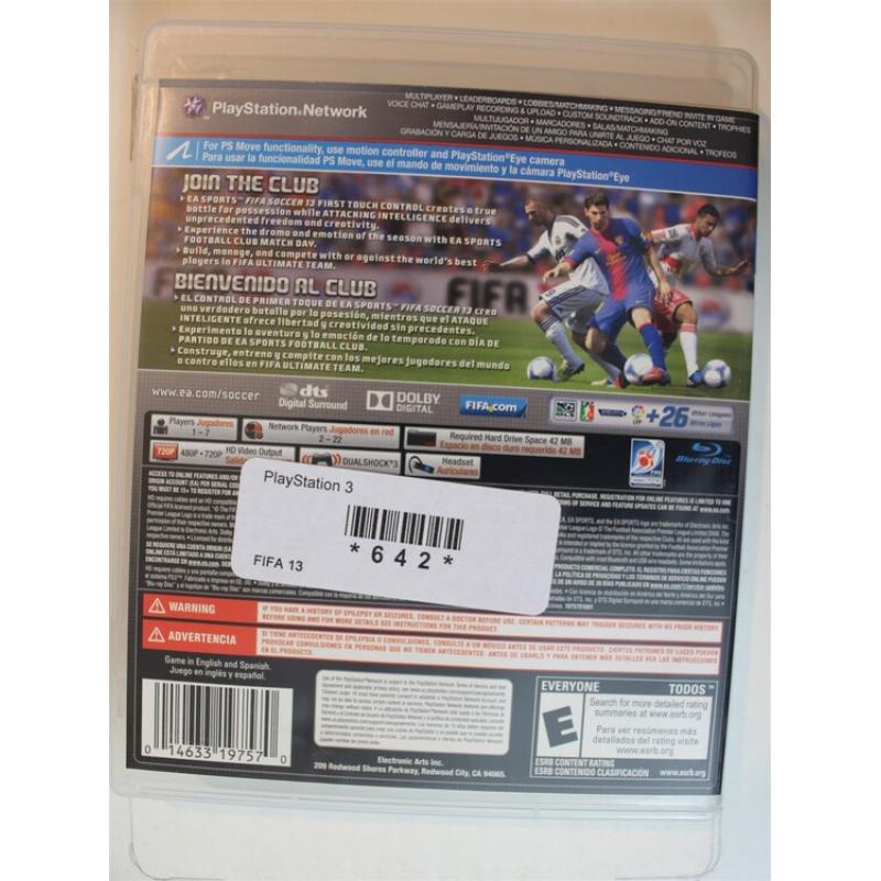 FIFA 13 #642 (PlayStation 3, 2012)