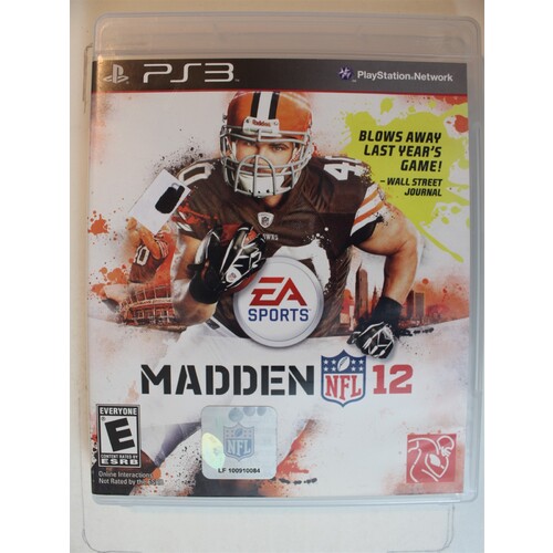 Madden NFL 12 #653 (PlayStation 3, 2011)