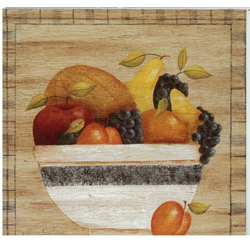 (6 x 6) Art Print VW1004 Valorie Evers Wenk Fruit Bowl