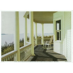 Lot of 10 (5.25 x 7.25) Art Print LU0018 Zhen-Huan Lu - Porch scene