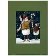 Lot of 11 (5 x 7) Art Print VW10008 Valorie Evers Wenk - Snowmen