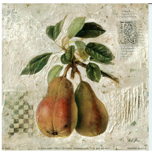 (6 x 6) Art Print SK0104 Sokol Hohne Pears