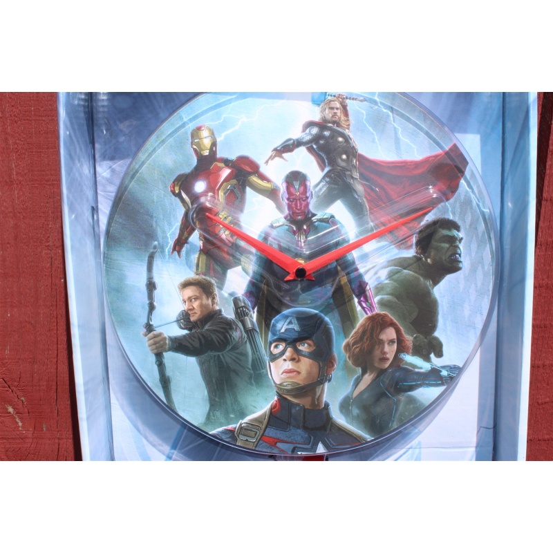 3-D Pendulum Wall Clock - Marvel Avengers Age of Ultron - "A" is the Pendulum