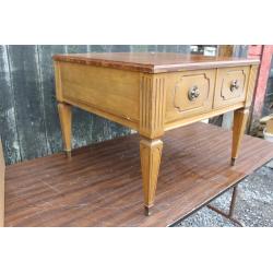 Walnut Mersman Side Table / End Table, Nightstand with Large Dovetailed Drawer