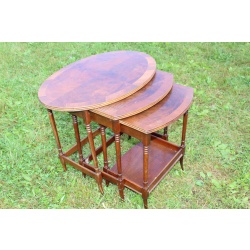 Very Petite Early 3 Tier Nested Stand/Table