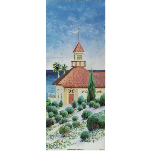 (8 x 20) Art Print PP2343 W. S. Dougherty Home by The sea