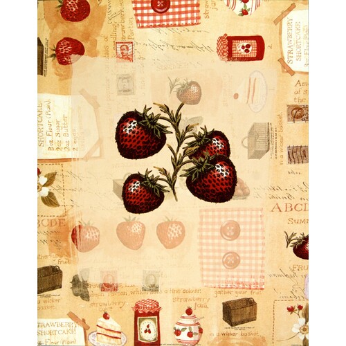 (11 x 14) Art Print VB0217 Vicki Bowman Strawberries