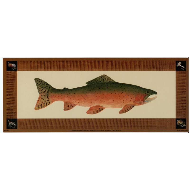 (4 x 10) Art Print MS0403 Fish II - 1999 Bernard Fine Art