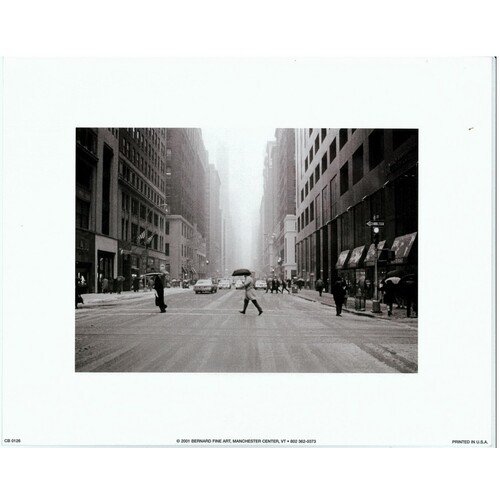 (8 x 10) Art Print CB0126 Chris Bliss New York Street