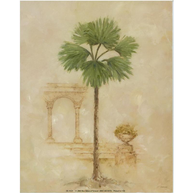 (8 x 10) Art Print DL0125 DEBRA LAKE Palm Tree