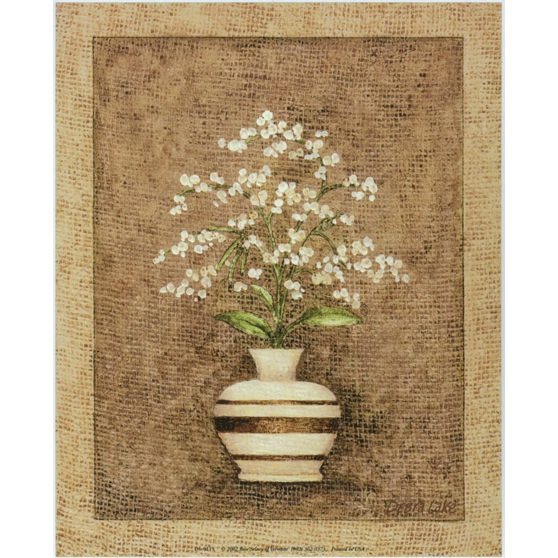 Lot of 5 (8 x 10) Art Print DL0119 DEBRA LAKE - Flowers