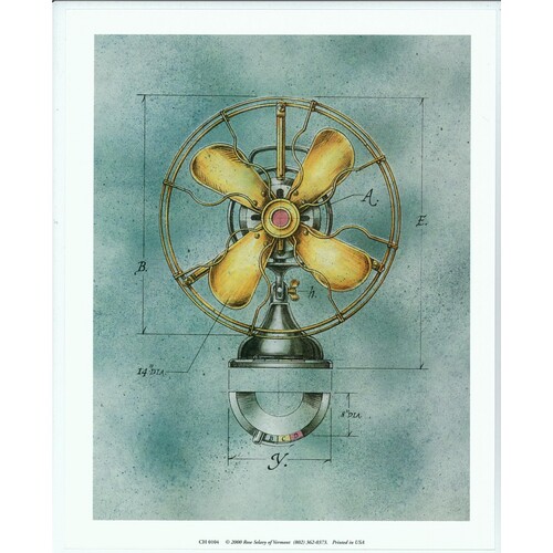 (8 x 10) Art Print CH0104 Rose Selavy Ltd. Fan Diagram