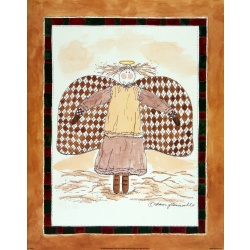 Lot of 2 (11 x 14) Art Print SG0203 Sharon Glanville - Country Angel