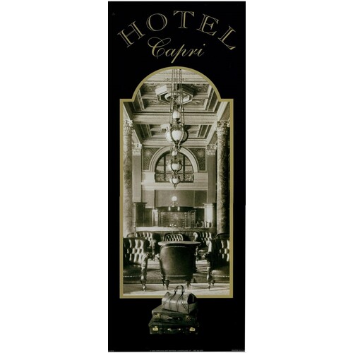 (8 x 20) Art Print UN0528 Applejack Art Partners Hotel Capri