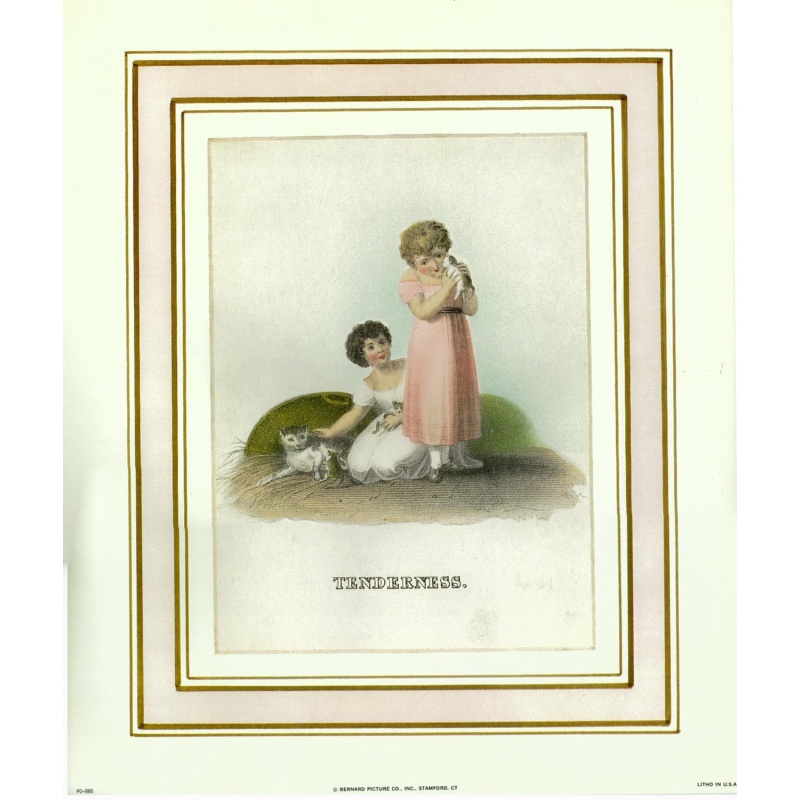 Lot of 3 (10 x 12) Art Print PO885 Bernard Picture Co. - Tenderness