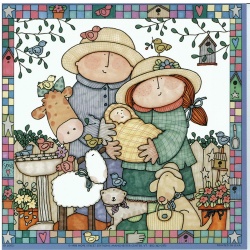 Lot of 6 (8 x 8) Art Print SD2002 Sue Dreamer - New Baby