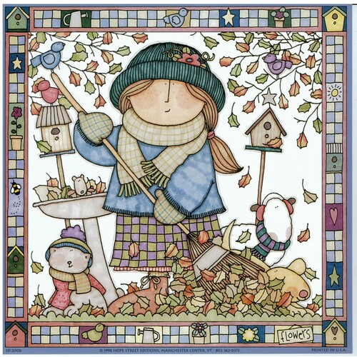 (8 x 8) Art Print SD2006 Sue Dreamer Fall