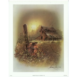 Lot of 6 (7 x 9) Art Print SC1823 Andres Orpinas - Run down Farm House