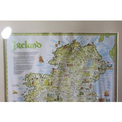 28 x 36.5 Framed picture of Ireland