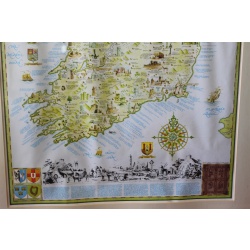 28 x 36.5 Framed picture of Ireland
